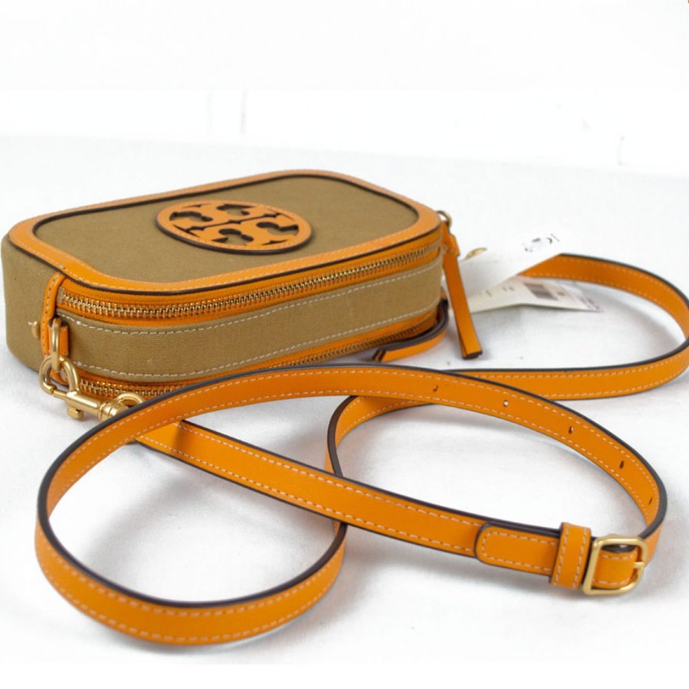 TORY BURCH Mini Miller Cotton Canvas Crossbody Bag - Picture 7 of 11